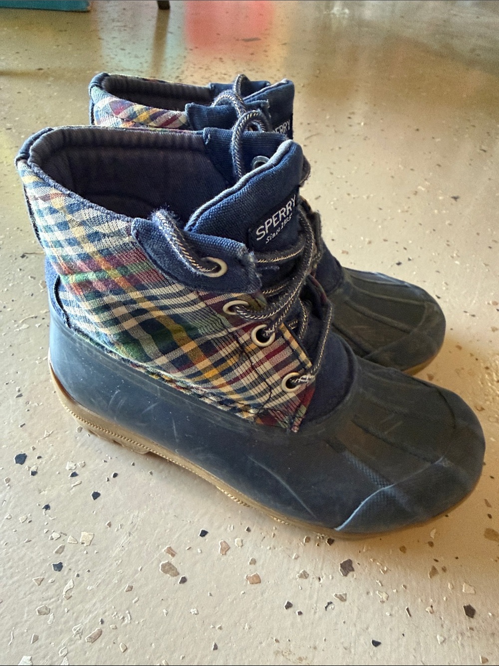 Sperry Kids' Port Rain/Duck Boot | Youth Girl’s 12